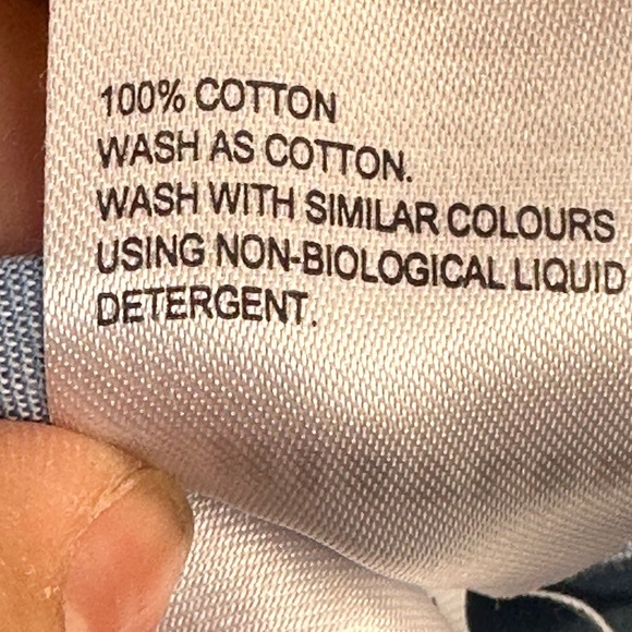 Whistles Denim Chambray Patch Chest Pockets Long Sleeve Lightweight Shirt, M/L - Picture 4 of 8